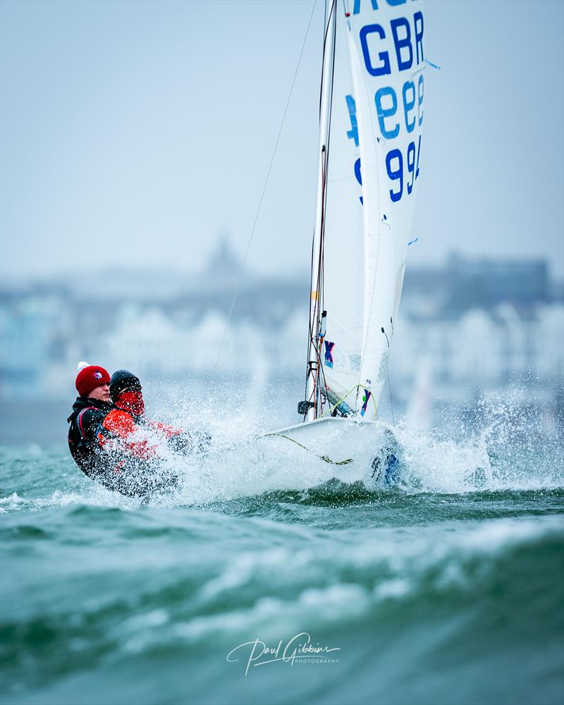 May Contain Nuts, Tom and Annable Shep,  during the Cadet Alf Simmonds Memorial Trophy in Plymouth photo copyright Paul Gibbins Photography taken at Plymouth Youth Sailing Club and featuring the Cadet class