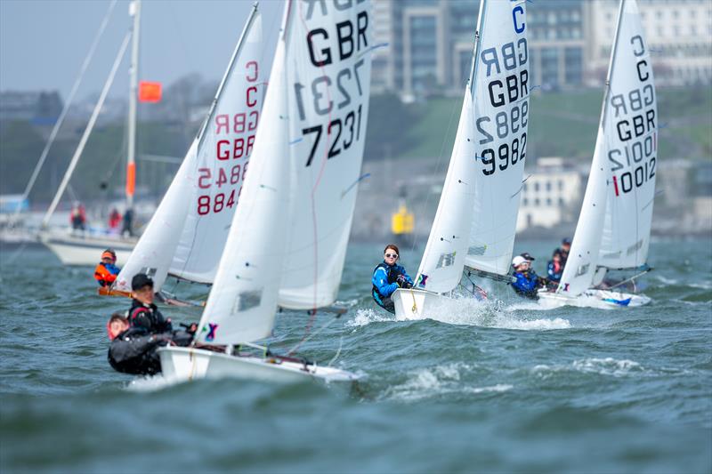 Cadet Alf Simmonds Memorial Trophy in Plymouth photo copyright Paul Gibbins Photography taken at Plymouth Youth Sailing Club and featuring the Cadet class