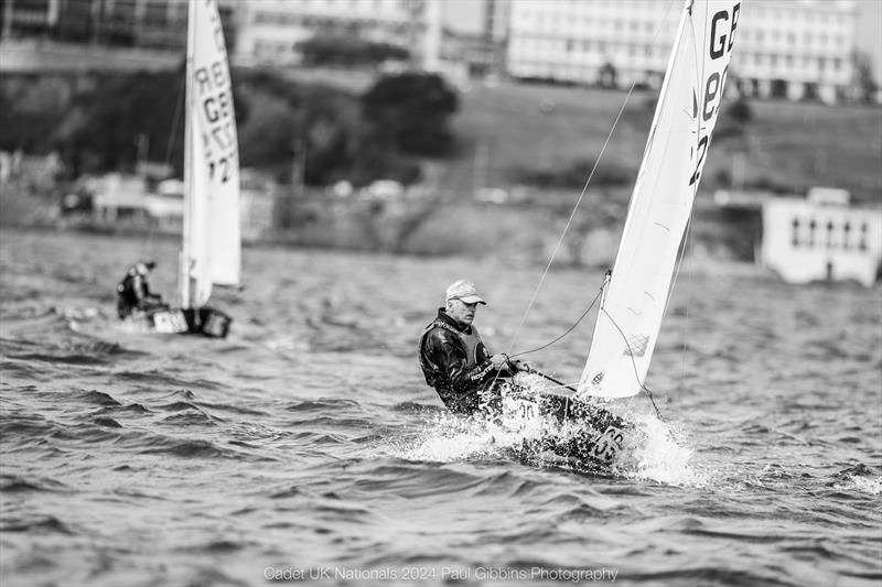 The Ex-Cadets Race - ABP Cadet UK Nationals in Plymouth photo copyright Paul Gibbins Photography taken at Plymouth Youth Sailing and featuring the Cadet class