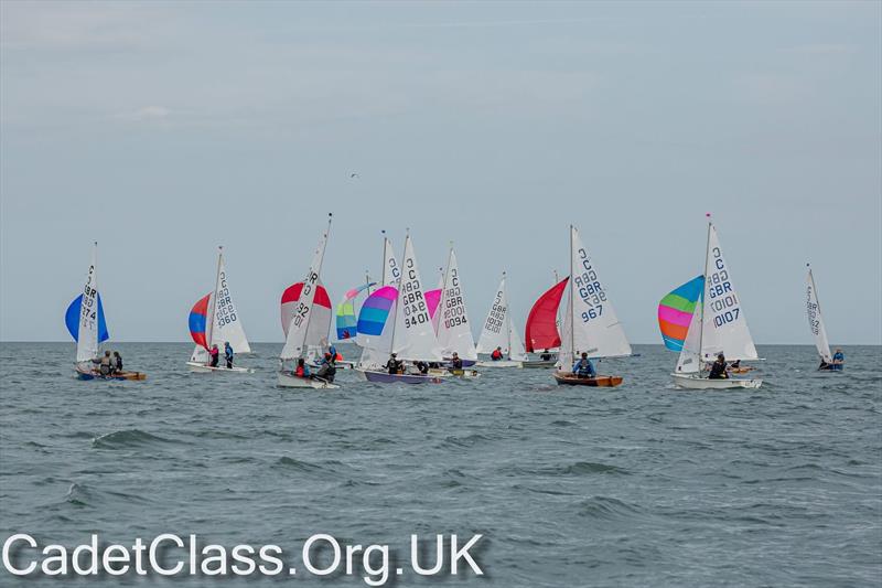 Racing begins in earnest - P&B Cadet UK National Championships at Brixham day 2 - photo © CadetClass.org.uk