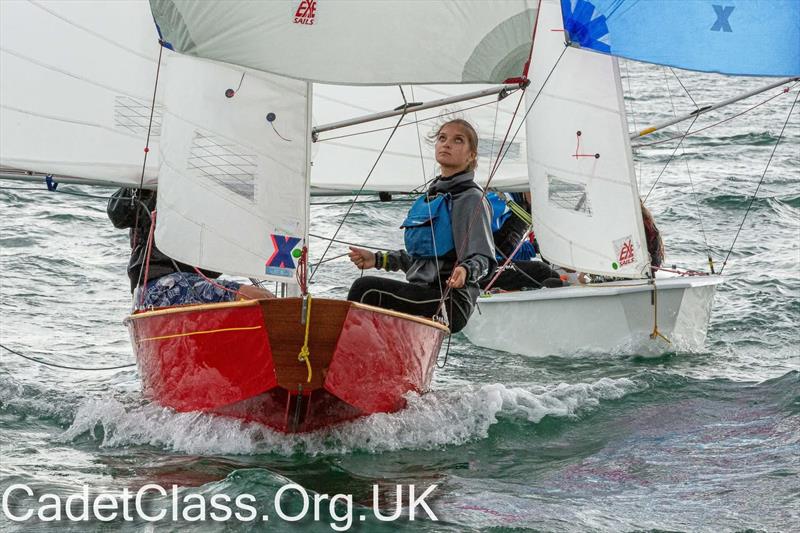 Racing begins in earnest - P&B Cadet UK National Championships at Brixham day 2 - photo © CadetClass.org.uk