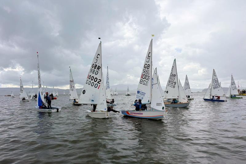 Practice race ahead of the Cadet World Championship at Lake Lipno - photo © Simon Cox