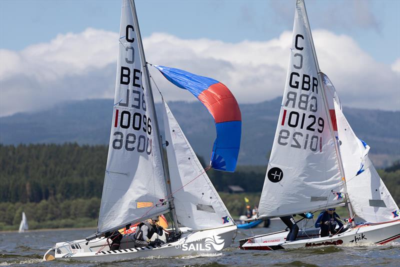 Day 2 of the Cadet World Championship at Lake Lipno - photo © Pavlina Soukupova Mareckova / PAYA