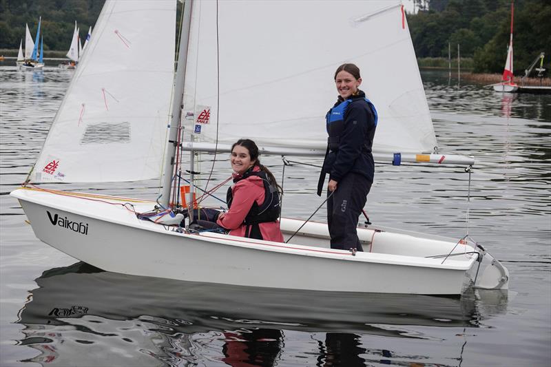 Cadet class October training at Frensham photo copyright Steve Gregory taken at Frensham Pond Sailing Club and featuring the Cadet class