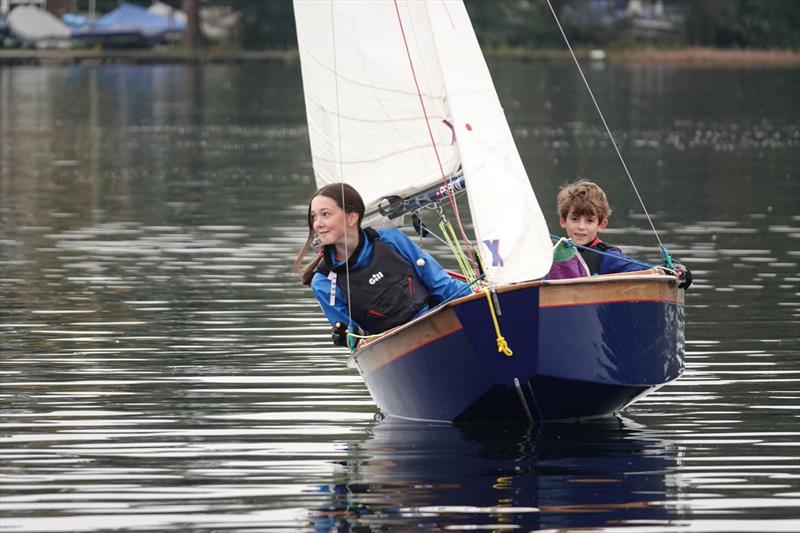Cadet class October training at Frensham photo copyright Steve Gregory taken at Frensham Pond Sailing Club and featuring the Cadet class