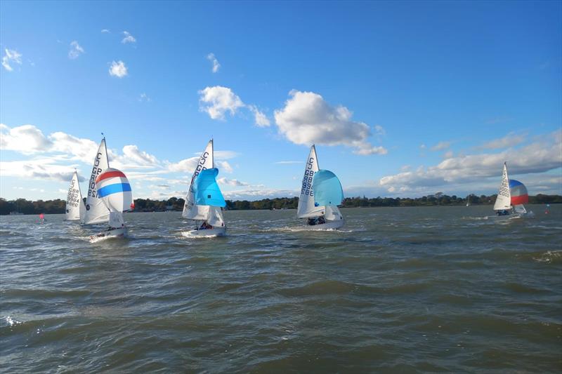 Cadet class open meeting at Waldringfield photo copyright Duncan Bush taken at Waldringfield Sailing Club and featuring the Cadet class