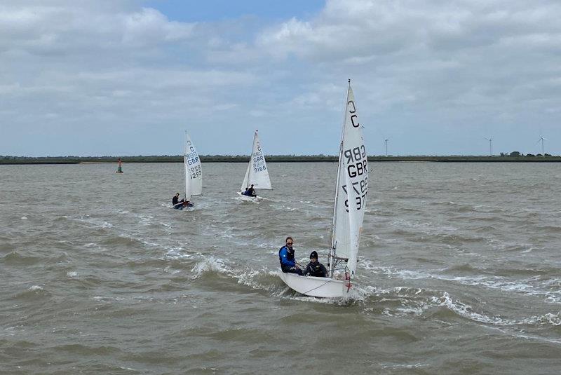 Cadet class at the Corinthian Otters open meeting in Burnham - photo © Jo Jones