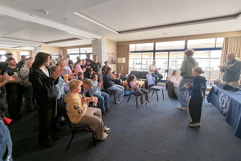 Cadet class at the Corinthian Otters open meeting in Burnham - photo © Louisa Gregory