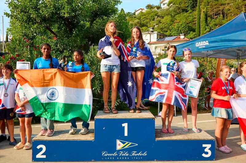 Cadet class World Championship at Garda final day - photo © Mars Entertainment