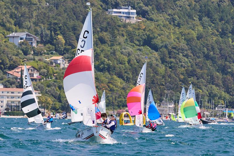 Cadet class World Championship at Garda day 3 photo copyright Mars Entertainment taken at Circolo Vela Torbole and featuring the Cadet class