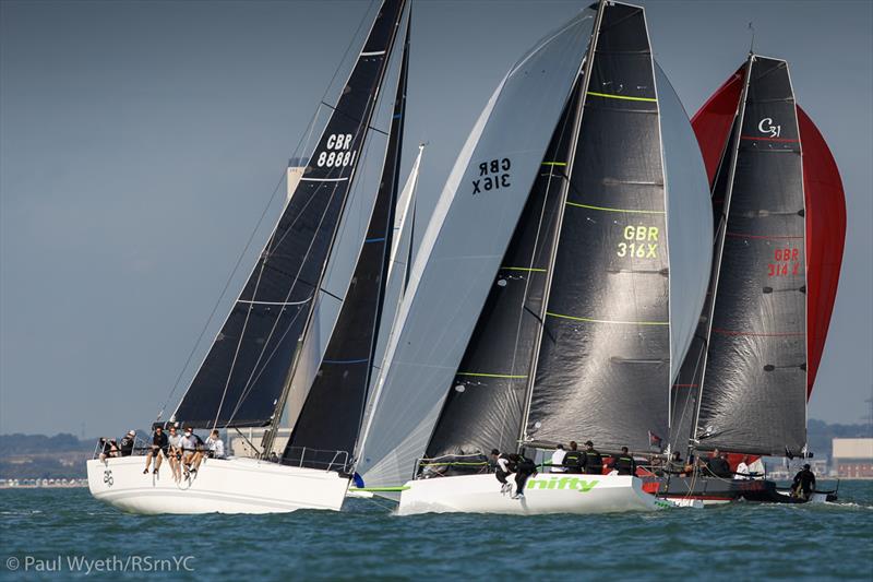 Nifty, Cape 31 on day 2 of the Land Union September Regatta photo copyright Paul Wyeth / RSrnYC taken at Royal Southern Yacht Club and featuring the Cape 31 class