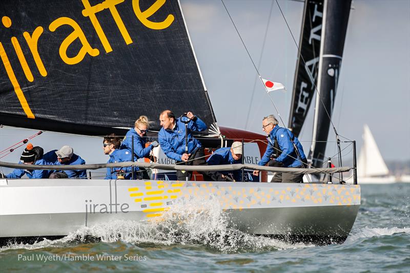 Jiraffe, Cape 31 during HYS Hamble Winter Series Race Week 3 photo copyright Paul Wyeth / www.pwpictures.com taken at Hamble River Sailing Club and featuring the Cape 31 class