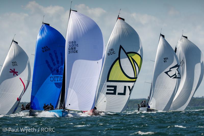 A stunning opening day at the RORC Vice Admiral's Cup delivered three fast-paced and testing races for every class photo copyright Paul Wyeth / www.pwpictures.com taken at Royal Ocean Racing Club and featuring the Cape 31 class