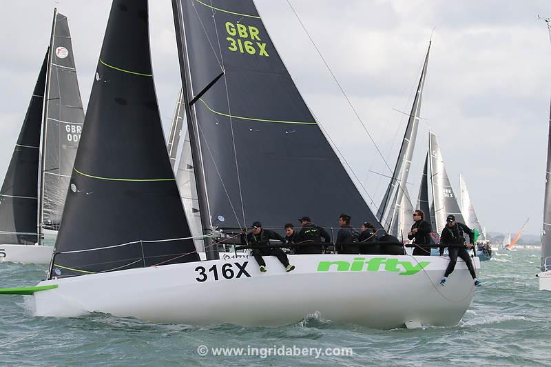 Round the Island Race 2022 photo copyright Ingrid Abery / www.ingridabery.com taken at Island Sailing Club, Cowes and featuring the Cape 31 class