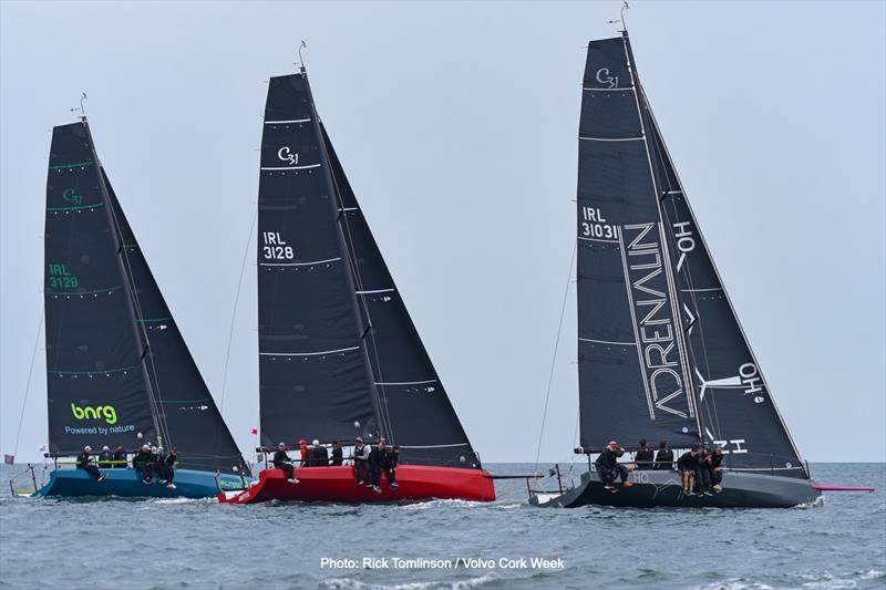 Aja, Antix & Adrenaline on day 4 of Volvo Cork Week 2022 photo copyright Rick Tomlinson / Volvo Cork Week taken at Royal Cork Yacht Club and featuring the Cape 31 class