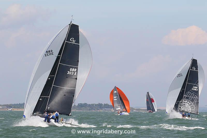 Cowes Week day 3 photo copyright Ingrid Abery / www.ingridabery.com taken at Cowes Combined Clubs and featuring the Cape 31 class