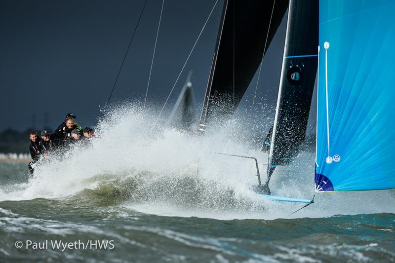 Flurg, GBR 31107, Cape 31 during 2022 Hamble Winter Series week 3 photo copyright Paul Wyeth / www.pwpictures.com taken at Hamble River Sailing Club and featuring the Cape 31 class