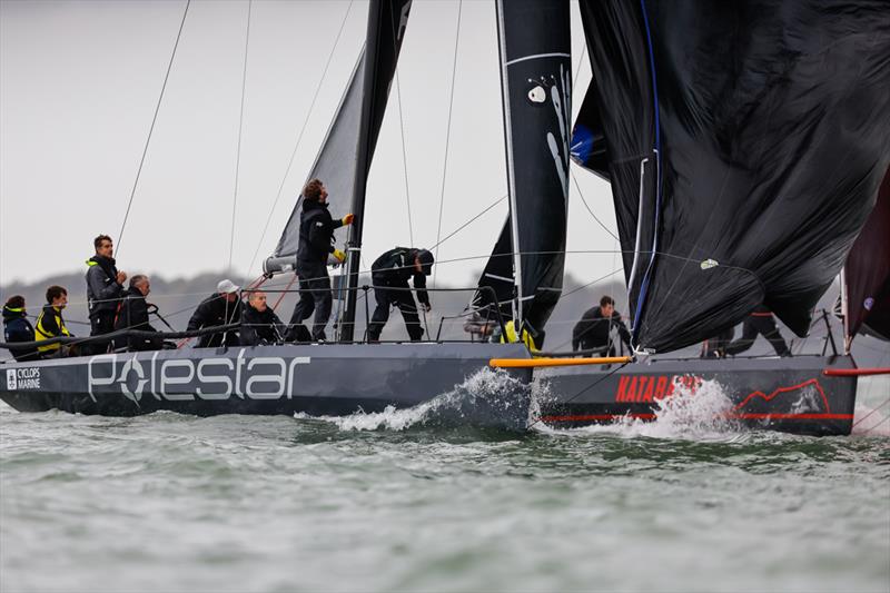 Polestar & Katabatic, Cape 31s during 2022 Hamble Winter Series week 5 - photo © Paul Wyeth / CWL