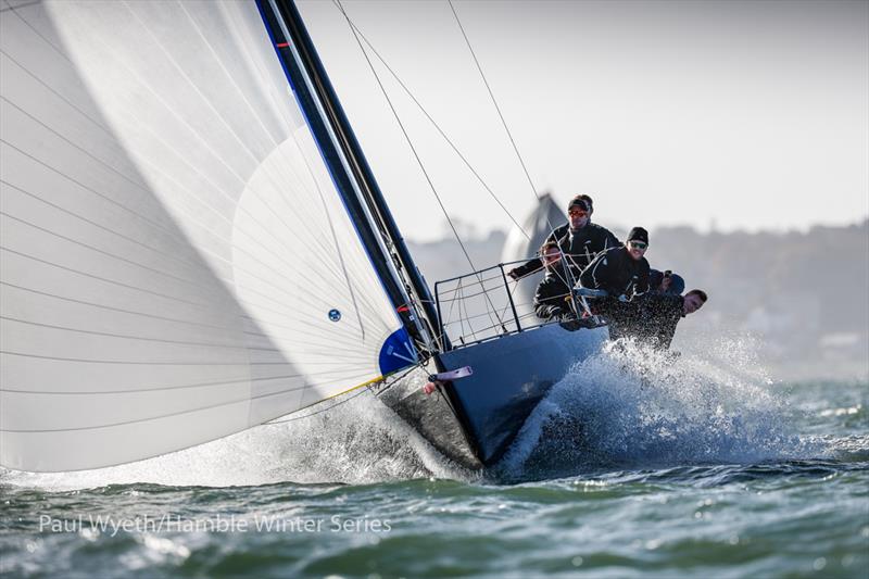 41st Hamble Winter Series Week 7 photo copyright Paul Wyeth / www.pwpictures.com taken at Hamble River Sailing Club and featuring the Cape 31 class