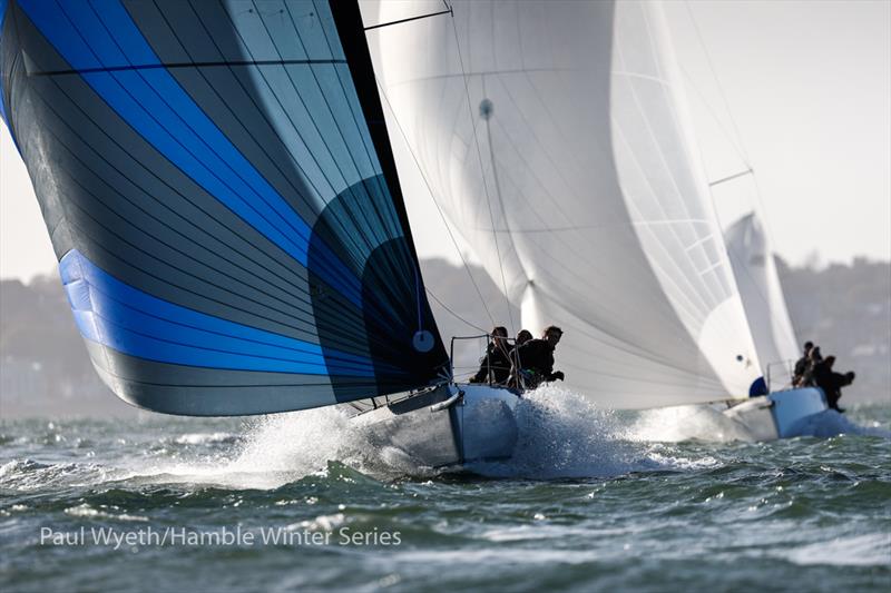 41st Hamble Winter Series Week 7 photo copyright Paul Wyeth / www.pwpictures.com taken at Hamble River Sailing Club and featuring the Cape 31 class