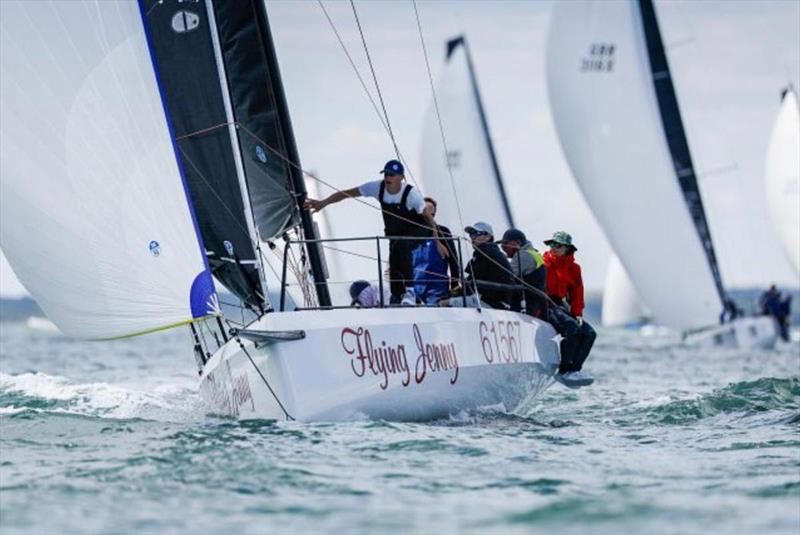 Sandy Askew's Cape 31 Flying Jenny (USA) competing at Cowes Week, UK in 2022 - photo © Paul Wyeth / pwpictures.com