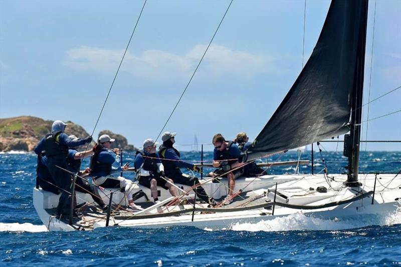 The USA's Marc McMorris Cape 31, M2 on day 2 of the 49th St. Thomas International Regatta photo copyright Dean Barnes taken at St. Thomas Yacht Club and featuring the Cape 31 class