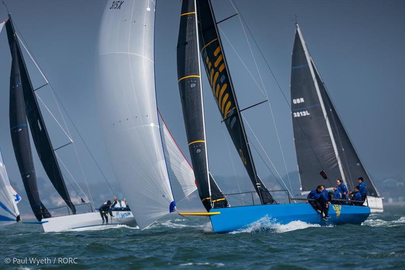 Simon Perry's Cape 31 Jiraffe - 2023 RORC Easter Challenge photo copyright Paul Wyeth / pwpictures.com taken at Royal Ocean Racing Club and featuring the Cape 31 class