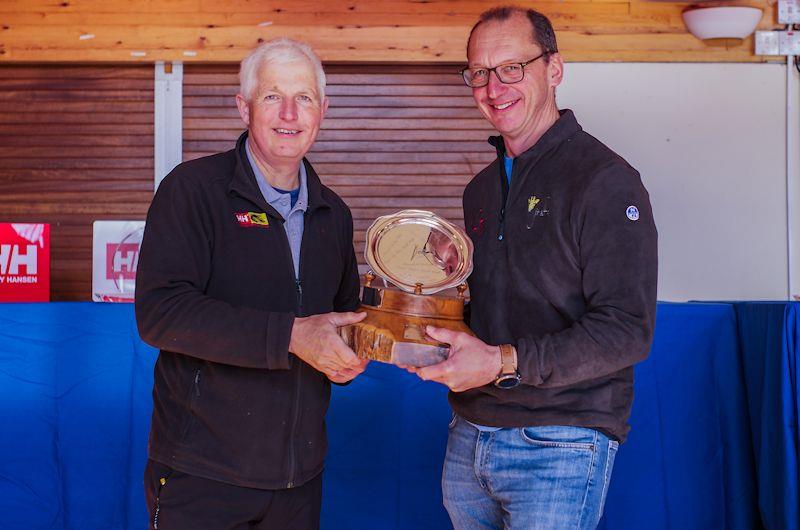 Cape 31 Championship and IRC 1 Series winner Simon Perry (Jiraffe), also awarded the Founder's Trophy - Warsash Spring Series and Championship prizegiving - photo © Chris Hughes Photography