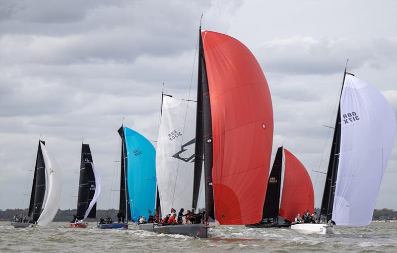 UK Cape 31 Class Race Circuit photo copyright Jason Ludlow taken at Royal Southern Yacht Club and featuring the Cape 31 class