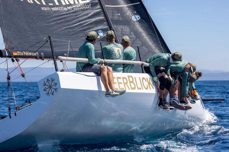 2025 Cape 31 Med Circuit Round 2 at Porquerolles photo copyright Mauro Melandri Zerogradinord taken at Yacht Club de Porquerolles and featuring the Cape 31 class