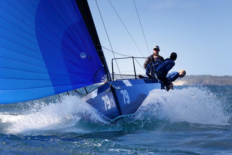 Celestial C31 on Day 2 of the 2026 Sail Port Stephens Performance Series photo copyright Promocean Media taken at Newcastle Cruising Yacht Club and featuring the Cape 31 class