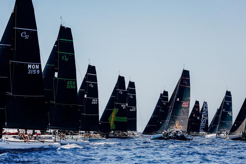 Cape 31 fleet in Scarlino photo copyright Sailing Energy taken at Club Nautico Scarlino and featuring the Cape 31 class