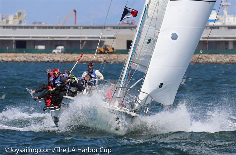 Port of Los Angeles Harbor Cup regatta day 1 photo copyright Bronny Daniels / JoySailing taken at Los Angeles Yacht Club and featuring the Catalina 37 class