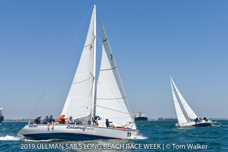 Ullman Sails Long Beach Race Week day 3 photo copyright Tom Walker taken at Long Beach Yacht Club and featuring the Catalina 37 class