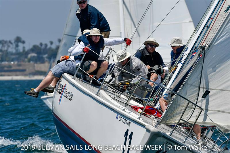 Ullman Sails Long Beach Race Week day 3 photo copyright Tom Walker taken at Long Beach Yacht Club and featuring the Catalina 37 class