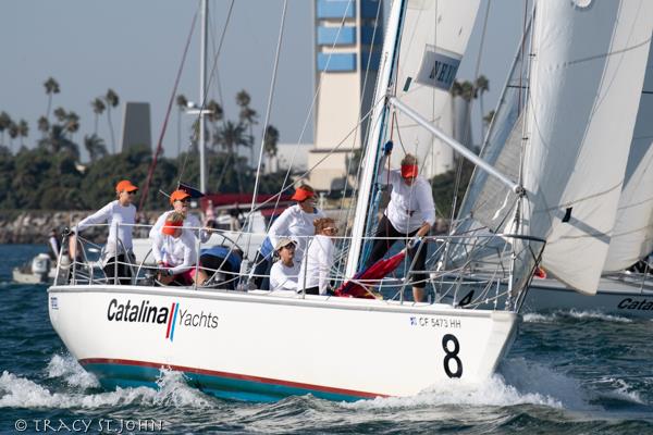 2019 Linda Elias Memorial Women's One Design Challenge photo copyright Tracy St.John taken at Long Beach Yacht Club and featuring the Catalina 37 class