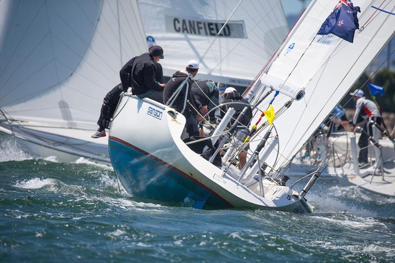 Congressional Cup - Day 2, Long Beach Yacht Club, April 19, 2018 photo copyright Sharon Green / ULTIMATE SAILING taken at Long Beach Yacht Club and featuring the Catalina 37 class