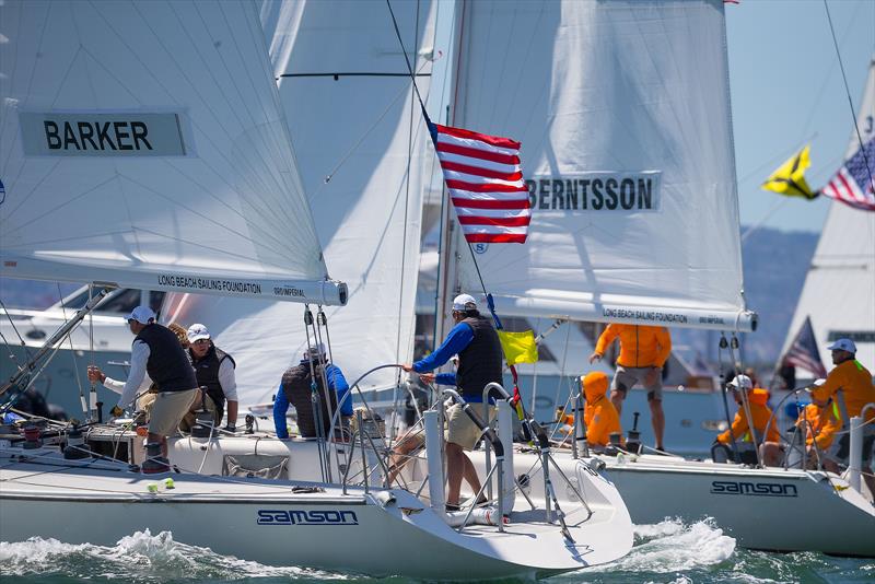 Congressional Cup - Day 2, Long Beach Yacht Club, April 19, 2018 photo copyright Sharon Green / ULTIMATE SAILING taken at Long Beach Yacht Club and featuring the Catalina 37 class