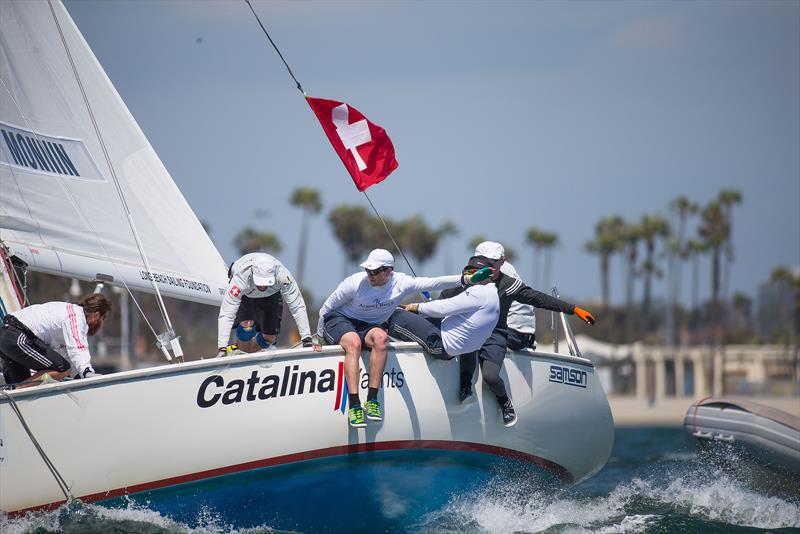 Congressional Cup - Day 2, Long Beach Yacht Club, April 19, 2018 photo copyright Sharon Green / ULTIMATE SAILING taken at Long Beach Yacht Club and featuring the Catalina 37 class