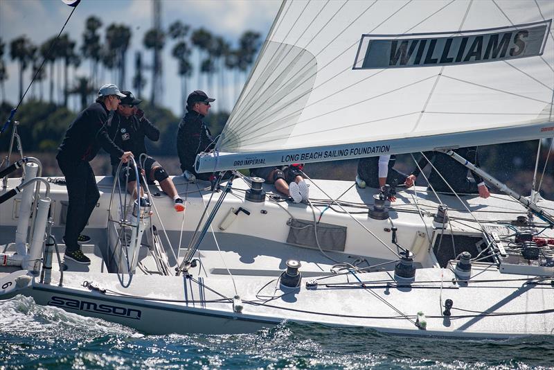 Congressional Cup - Day 2, Long Beach Yacht Club, April 19, 2018 photo copyright Sharon Green / ULTIMATE SAILING taken at Long Beach Yacht Club and featuring the Catalina 37 class