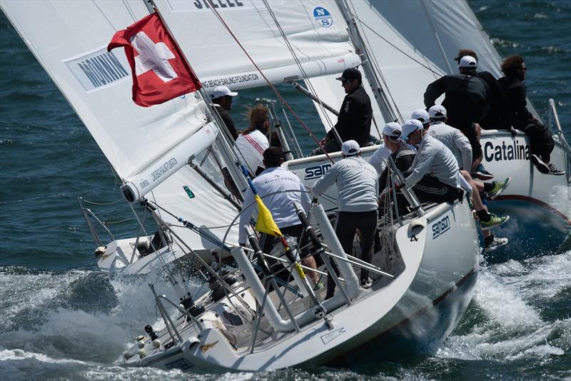 Congressional Cup - Day 2, Long Beach Yacht Club, April 19, 2018 photo copyright Tom Walker taken at Long Beach Yacht Club and featuring the Catalina 37 class