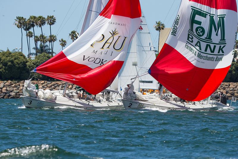 Congressional Cup - Day 2, Long Beach Yacht Club, April 19, 2018 photo copyright Sharon Green / ULTIMATE SAILING taken at Long Beach Yacht Club and featuring the Catalina 37 class