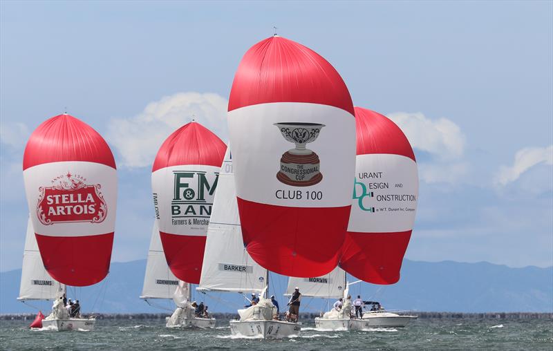 Congressional Cup - Day 2, Long Beach Yacht Club, April 19, 2018 photo copyright Bronny Daniels taken at Long Beach Yacht Club and featuring the Catalina 37 class