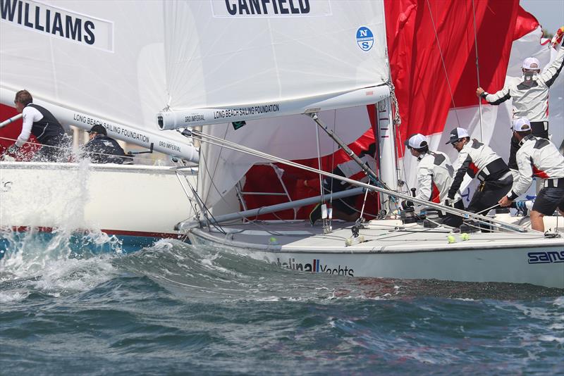 Congressional Cup - Day 2, Long Beach Yacht Club, April 19, 2018 photo copyright Bronny Daniels taken at Long Beach Yacht Club and featuring the Catalina 37 class