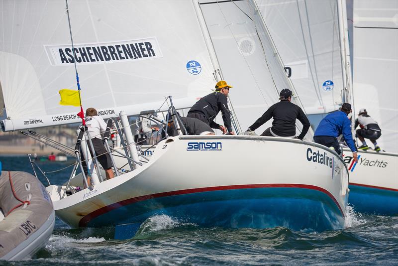 Congressional Cup - Day 2, Long Beach Yacht Club, April 19, 2018 photo copyright Sharon Green / ULTIMATE SAILING taken at Long Beach Yacht Club and featuring the Catalina 37 class