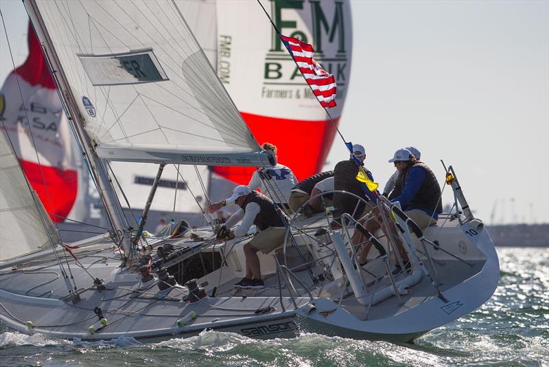 Congressional Cup - Day 2, Long Beach Yacht Club, April 19, 2018 photo copyright Sharon Green / ULTIMATE SAILING taken at Long Beach Yacht Club and featuring the Catalina 37 class