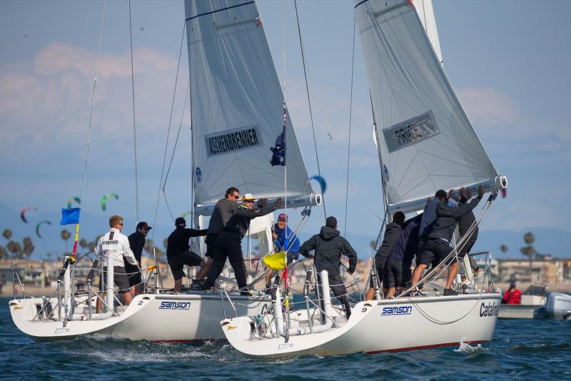 Congressional Cup - Day 2, Long Beach Yacht Club, April 19, 2018 photo copyright Sharon Green / ULTIMATE SAILING taken at Long Beach Yacht Club and featuring the Catalina 37 class