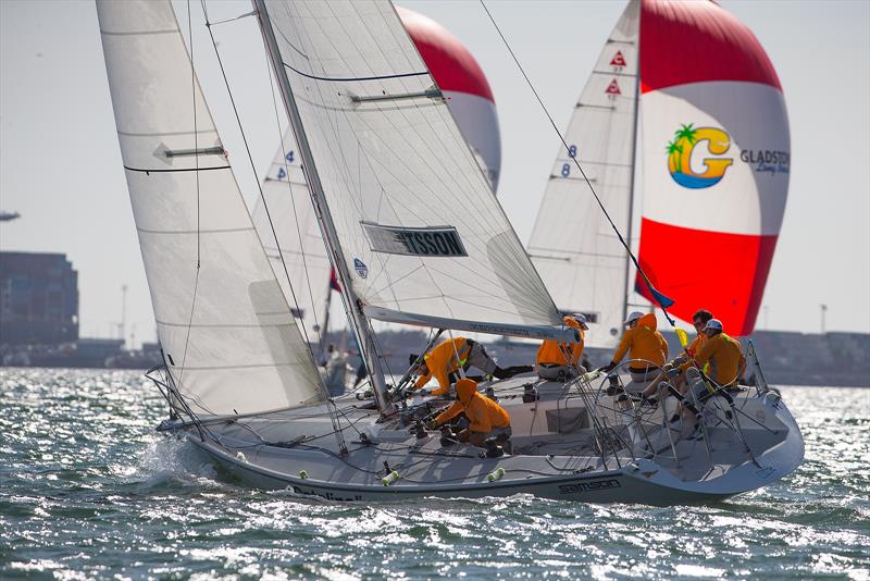 Congressional Cup - Day 2, Long Beach Yacht Club, April 19, 2018 photo copyright Sharon Green / ULTIMATE SAILING taken at Long Beach Yacht Club and featuring the Catalina 37 class