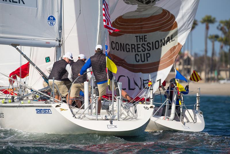 Congressional Cup - Day 2, Long Beach Yacht Club, April 19, 2018 photo copyright Sharon Green / ULTIMATE SAILING taken at Long Beach Yacht Club and featuring the Catalina 37 class