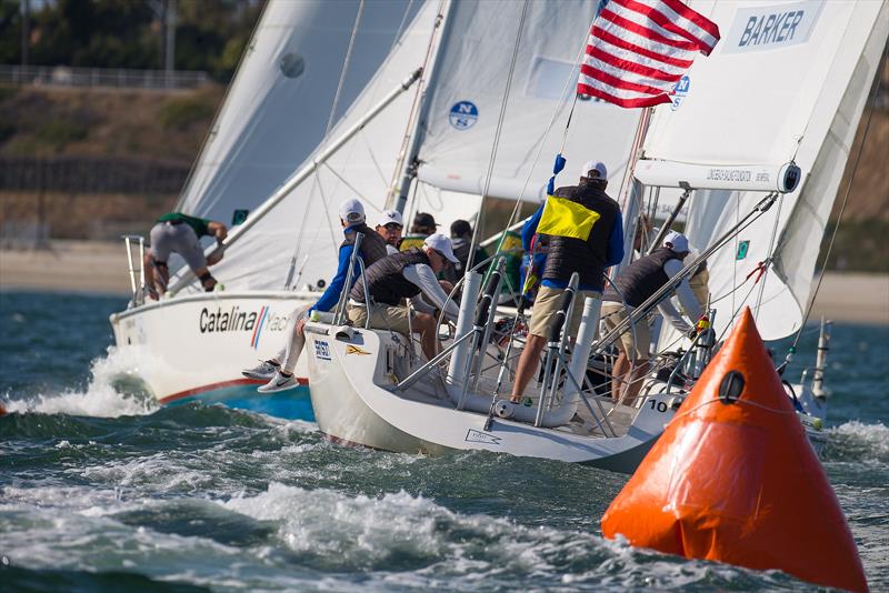 Congressional Cup - Day 2, Long Beach Yacht Club, April 19, 2018 photo copyright Sharon Green / ULTIMATE SAILING taken at Long Beach Yacht Club and featuring the Catalina 37 class